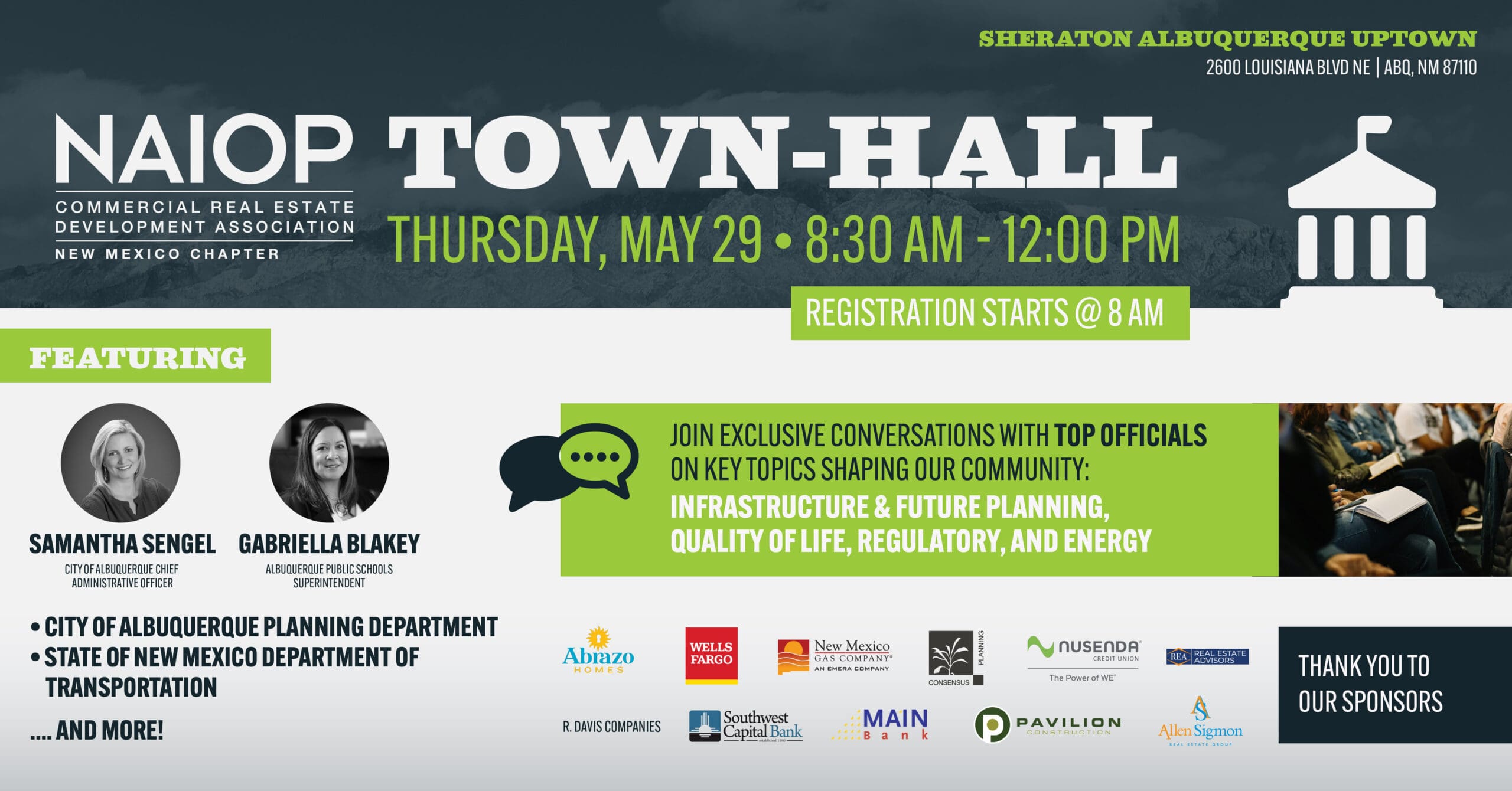 May 29 NAIOP Townhall - Banner